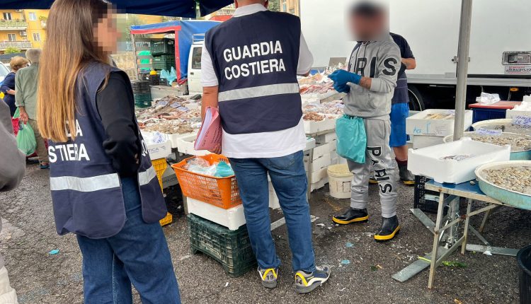 Operazione congiunta Polizia Locale-Guardia Costiera Sequestrate a Pomigliano 4 tonnellate di prodotti ittici