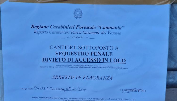 Cemento armato per rifare una strada nel Parco nazionale del Vesuvio, scattano i sigilli a un cantiere comunale a Pollena Trocchia. Il consigliere Pasqual Fiorillo: “Rischiamo di perdere fondi preziosi, il sindaco faccia chiarezza”